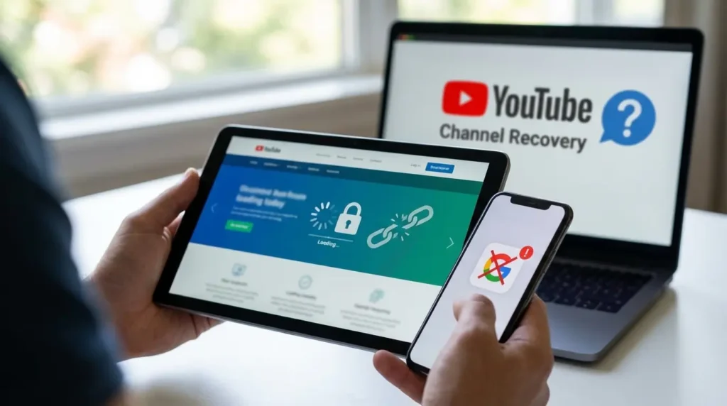 recuperar canal do youtube